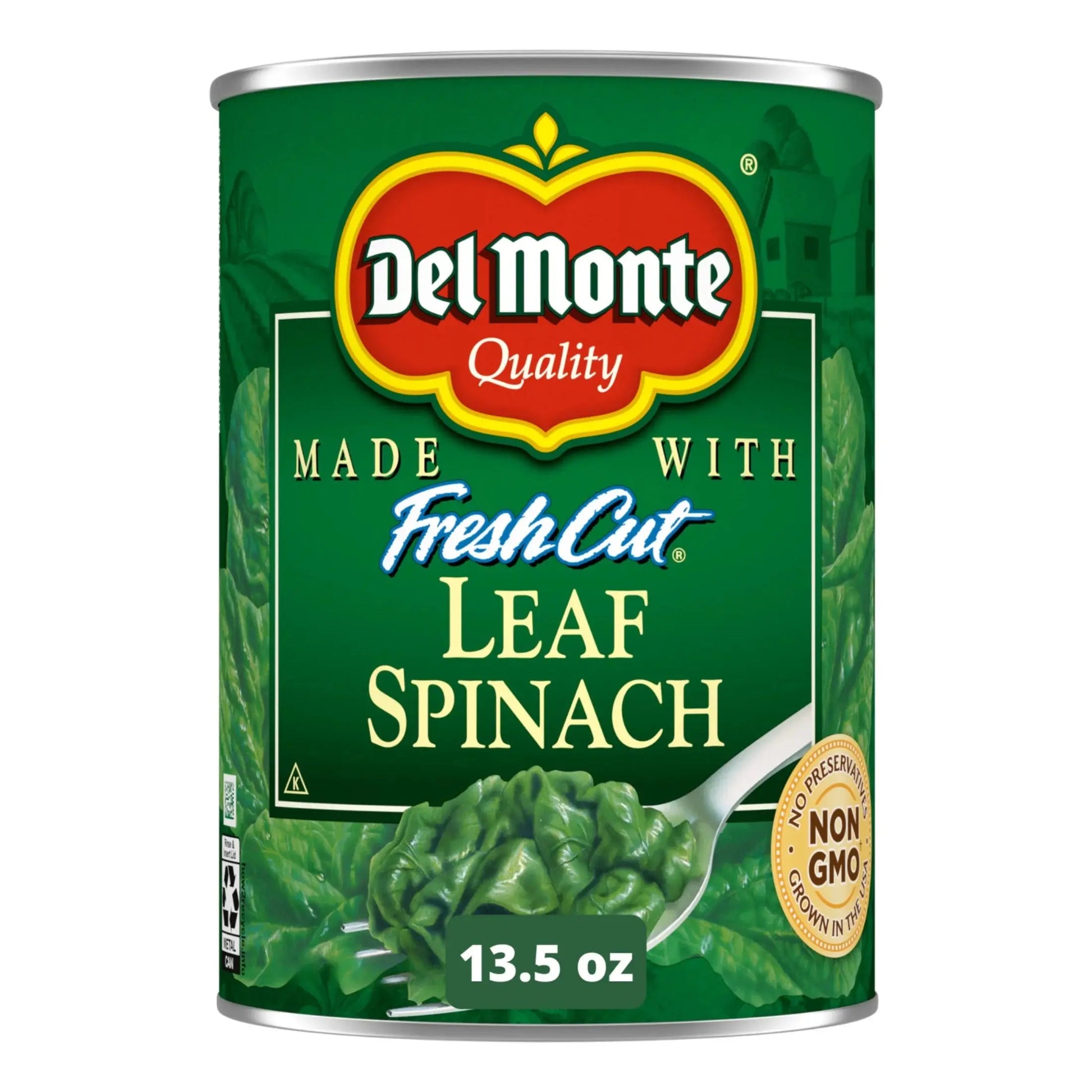 DEL MONTE FRESH CUT LEAF SPINACH 6/13.5OZ