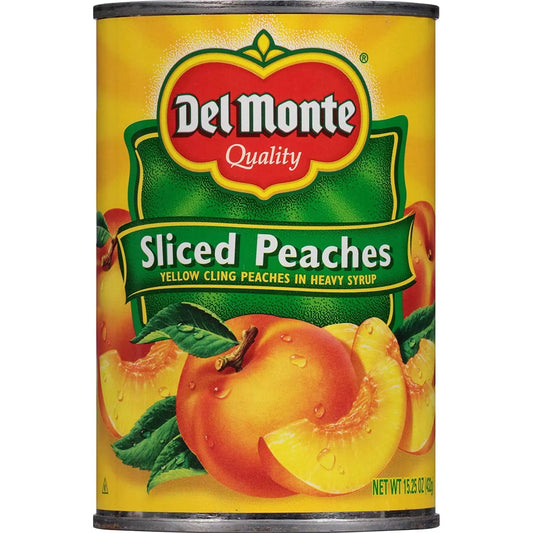 DEL MONTE PEACH SLICED IN SYRUP 6/15.25 OZ