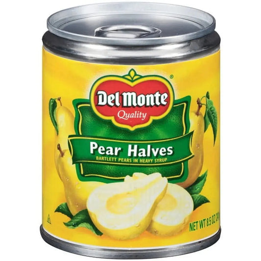 DEL MONTE PEAR HALVES 6/8.5 OZ