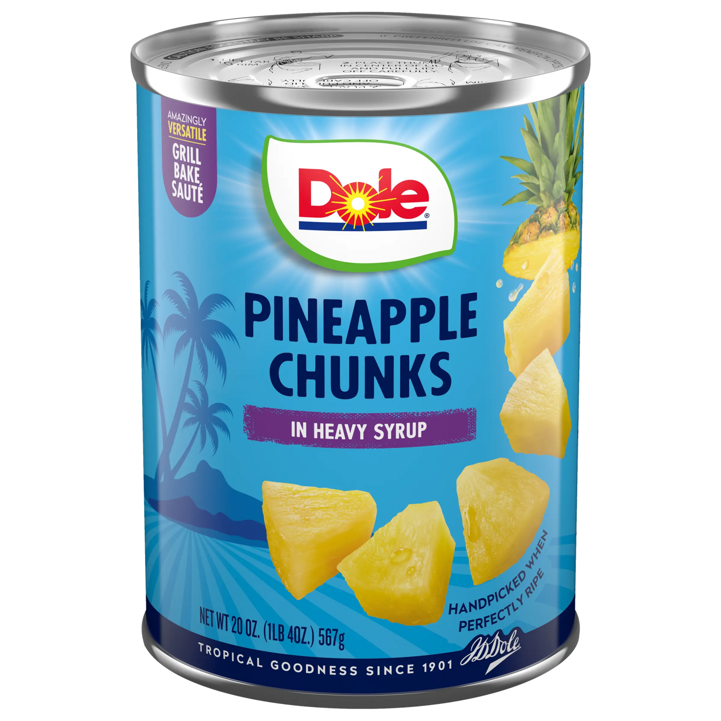 DOLE PINEAPPLE CHUNKS/SYRUP 6/20 OZ - Chase Cash & Carry