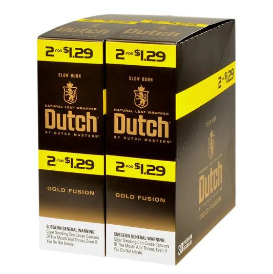 DUTCH MASTER $1.29 GOLD 30/2 PK