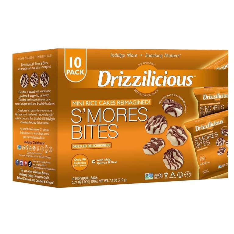DRIZZILICIOUS 10PK S'MORES BITES