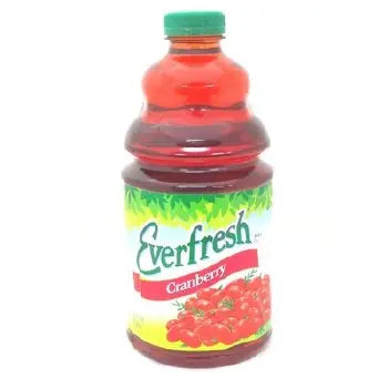 EVERFRESH CRANBERRY JUICE 64OZ 6CT