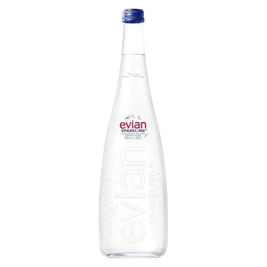 EVIAN WATER GLASS 750ML 12CT