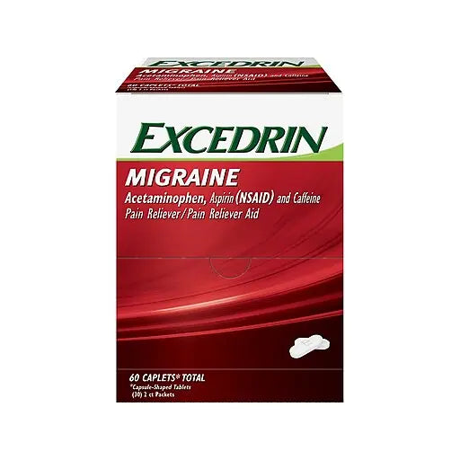 EXCEDRIN MIGRAINE 25/2 PKS