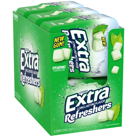 EXTRA REFRESHERS SPEARMINT 6CT