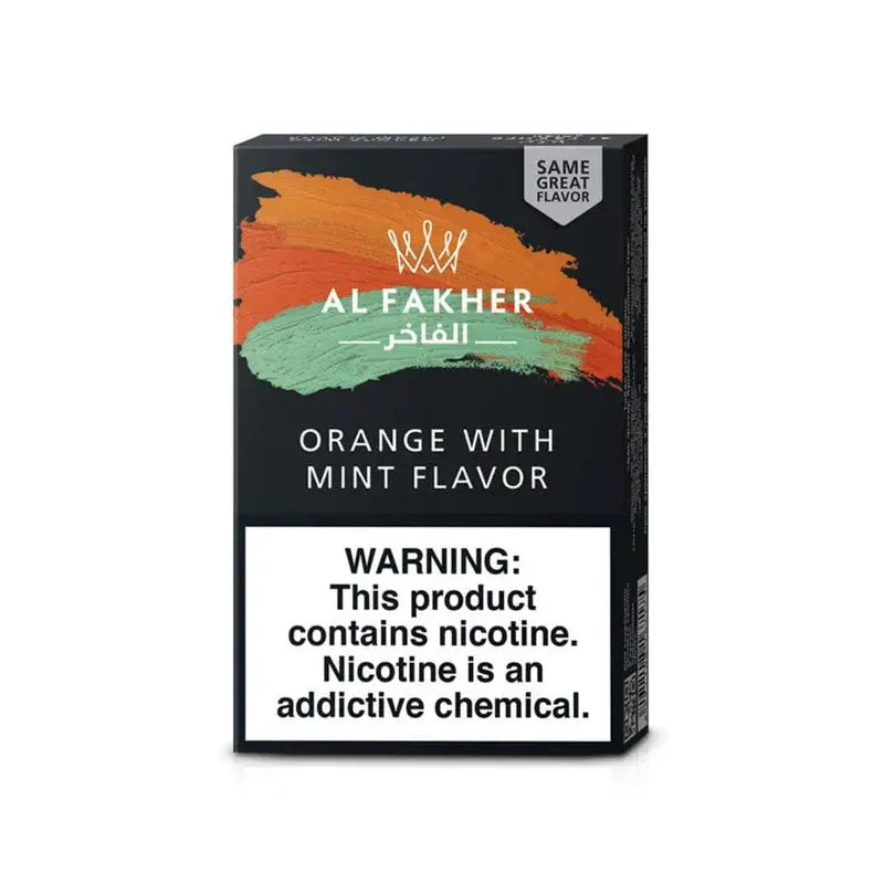 FAKHER TOBACCO 50G ORANGE/MINT 10CT - Chase Cash & Carry