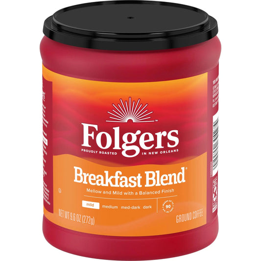 FOLGERS BREAKFAST BLEND 6/9.6 OZ - Chase Cash & Carry