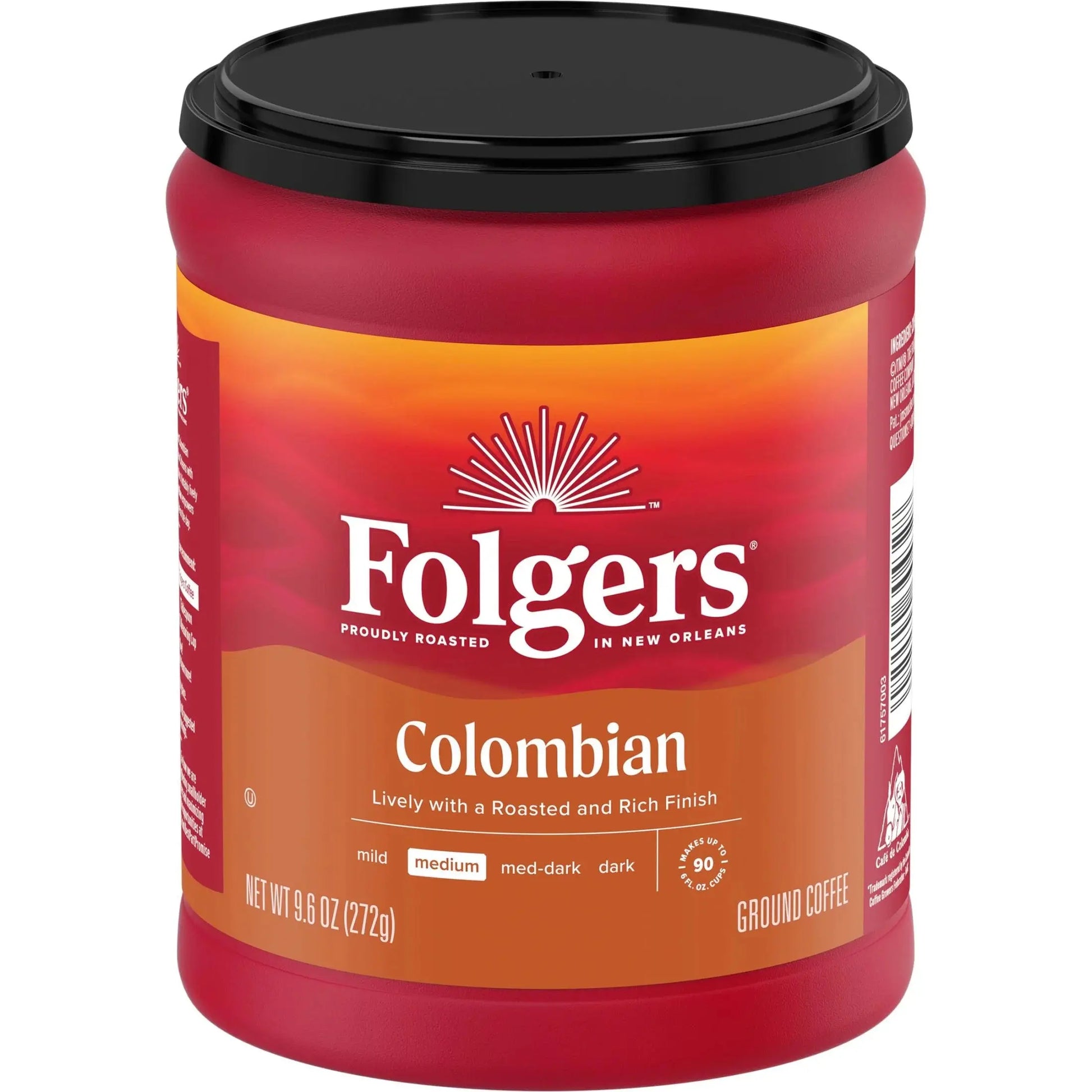 FOLGERS COLOMBIAN 6/9.6 OZ