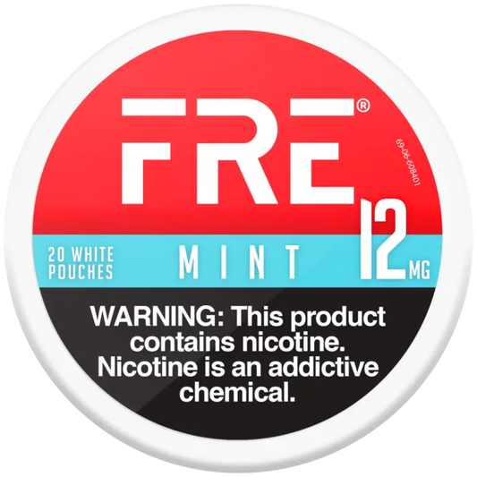 FRE MINT NICOTINE POUCHES 12MG 5CT