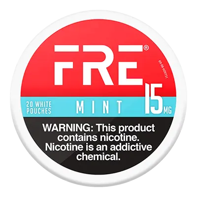 FRE MINT NICOTINE POUCHES 15MG 5CT