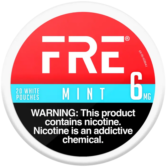 FRE MINT NICOTINE POUCHES 6MG 5CT