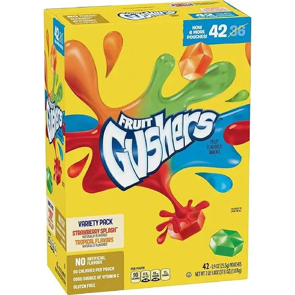 FRUIT GUSHERS TROPICAL 8CT