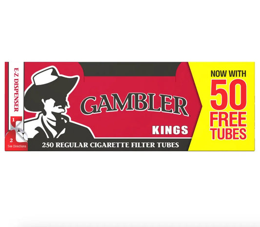 GAMBLER TUBES 4/250CT REG KS - Chase Cash & Carry