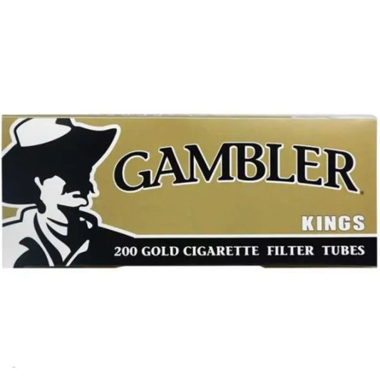 GAMBLER TUBES PP $2.49 5-200CT GOLD