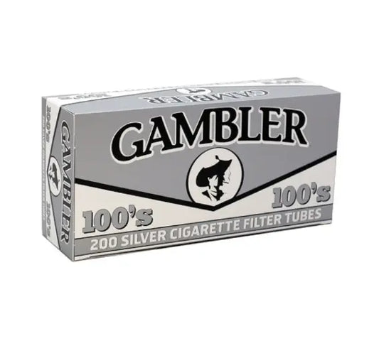 GAMBLER TUBES SILVER 100MM 5CT