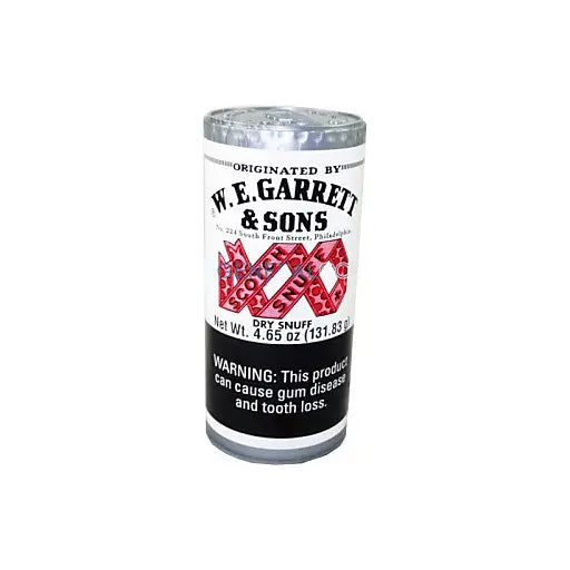 GARRETT SCOTCH SNUFF (WHITE) 12CT