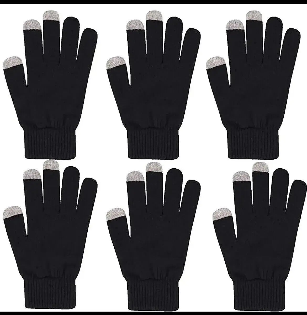 GLOVES WINTER KNIT 12CT