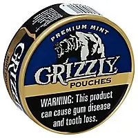 GRIZZLY POUCH MINT 5 CT