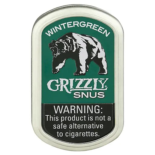 GRIZZLY SNUS WINTERGREEN 5CT
