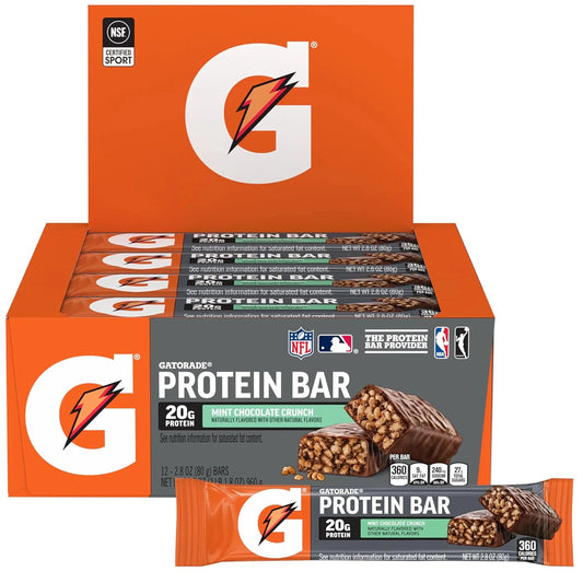 Gatorade Protein Bar Mint Chocolate Crunch 12CT - Chase Cash & Carry