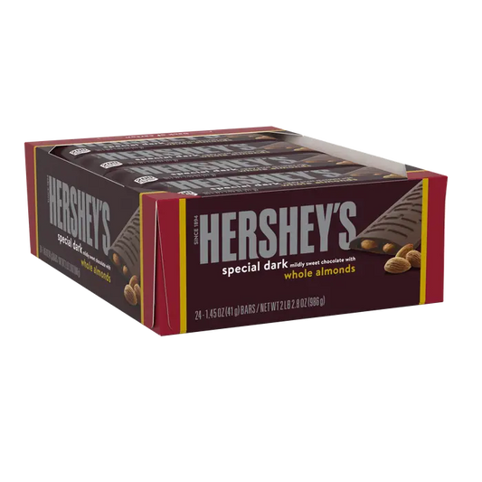 HERSHEY'S SPECIAL DARK W/ALMONDS 24CT  