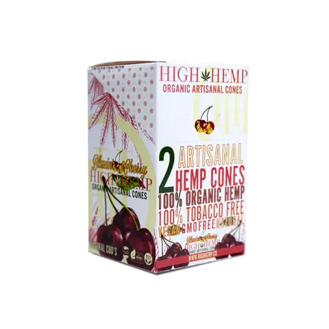 HIGH HEMP ARTISANAL BLAZZIN CHERRY CONE 15/2PK