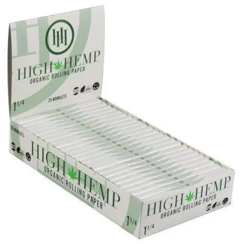 HIGH HEMP ROLLING PAPER 1 1/4 25CT