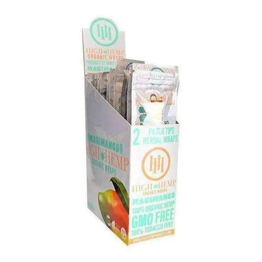 HIGH HEMP WRAPS MANGO TOBACCO FREE 25/2PKS