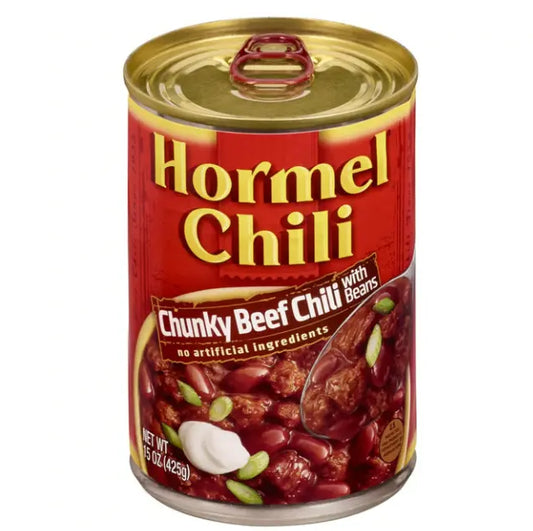 HORMEL CHUNKY CHILI W/BEANS 6/15 OZ