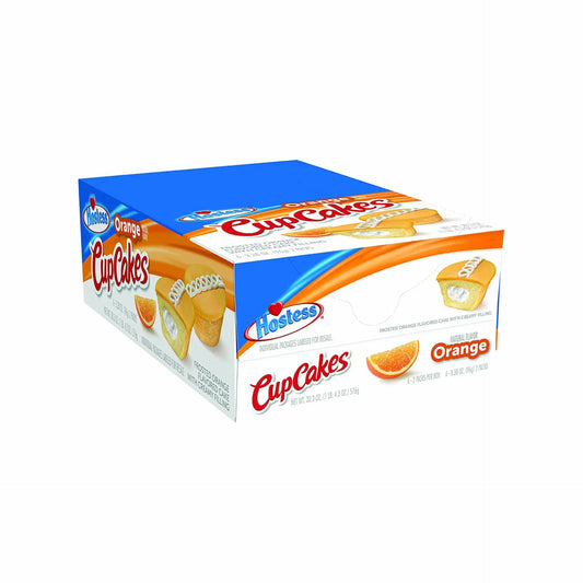 HOSTESS CUPCAKES ORANGE 6CT