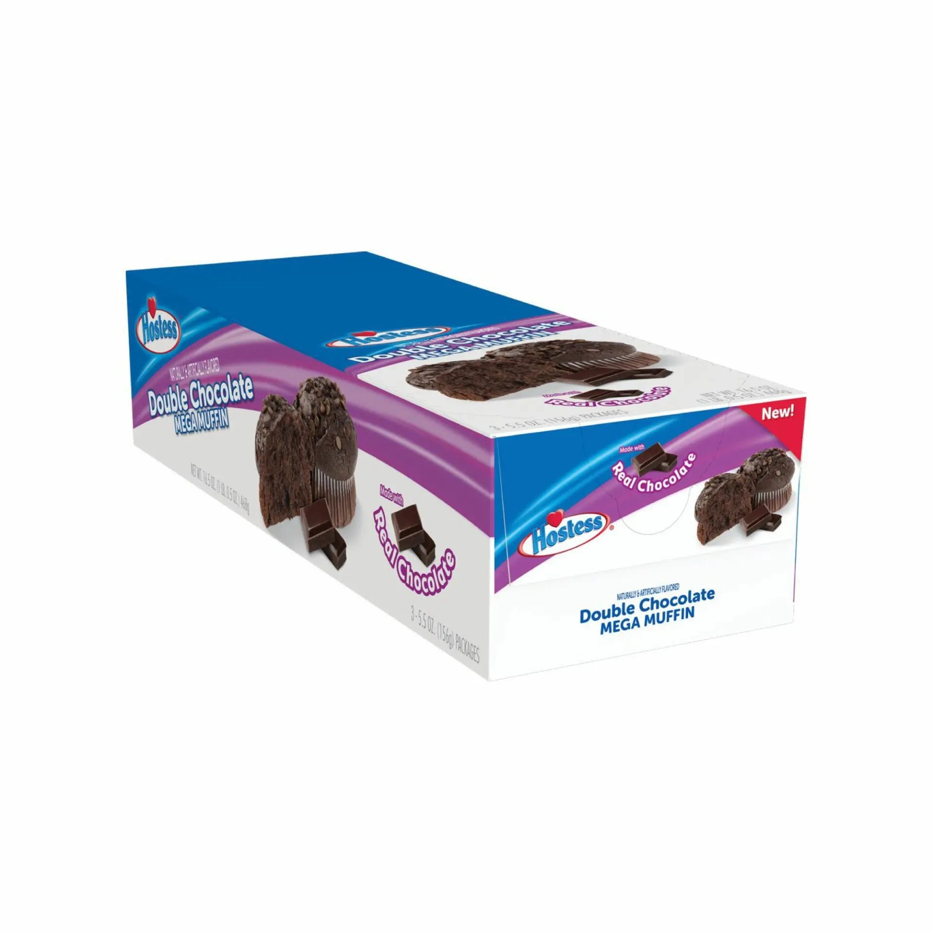 HOSTESS MUFFINS DBL CHOC 3CT