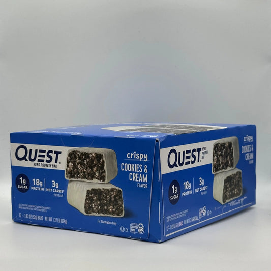 Quest Bar Crispy Cookies & Cream 12CT - Chase Cash & Carry