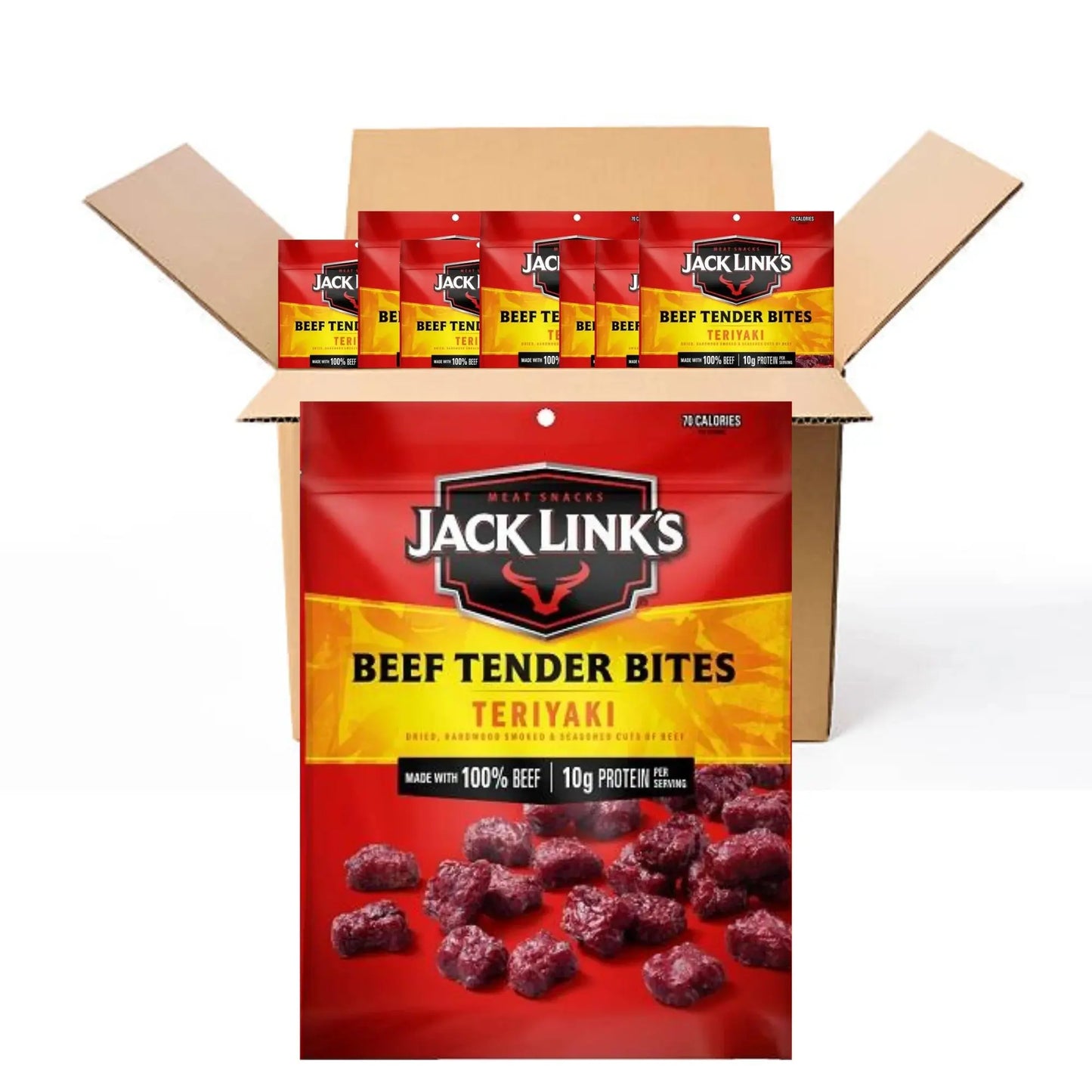 JK BAGS BITES TERIYAKI BEEF STEAK 8/3.25 OZ  