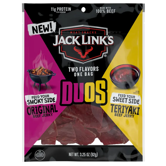 JK BAGS DUOS ORIGINAL TERIYAKI 8/3.25 OZ