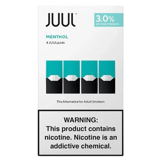 JUUL CARTRIDGES MENTHOL 3%(FINAL SALE)