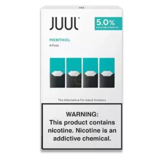 JUUL CARTRIDGES MENTHOL 5%(FINAL SALE)