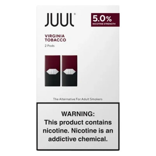 JUUL CARTRIDGES VIRGINIA TOBACCO 5% (FINAL SALE)