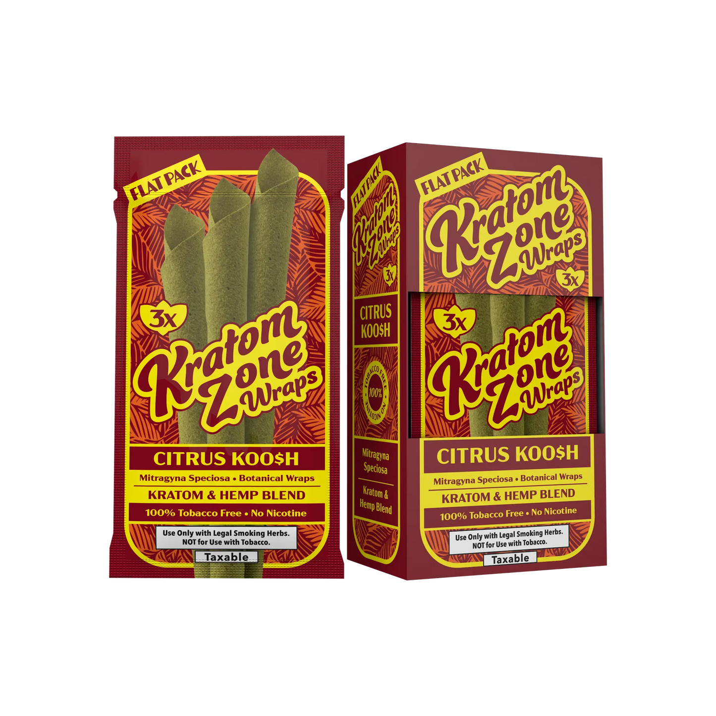 KRATOM WRAPS CITRUS KOOSH 15/3PK