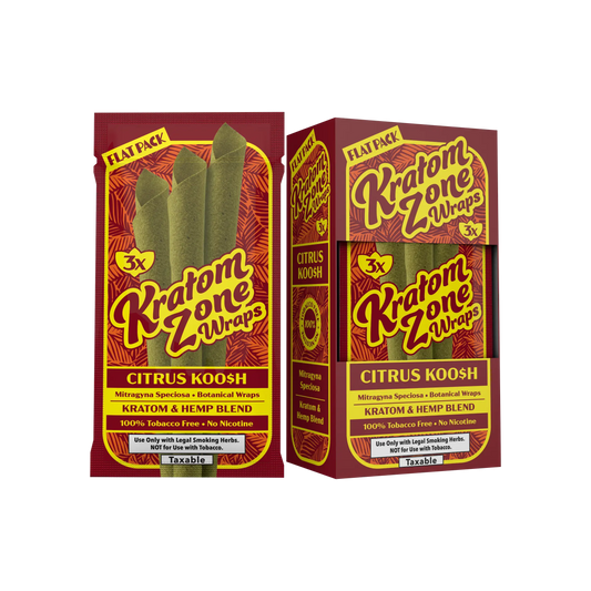 KRATOM WRAPS CITRUS KOOSH 15/3PK