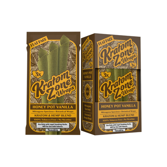 KRATOM WRAPS HONEY POT VANILLA 15/3PK