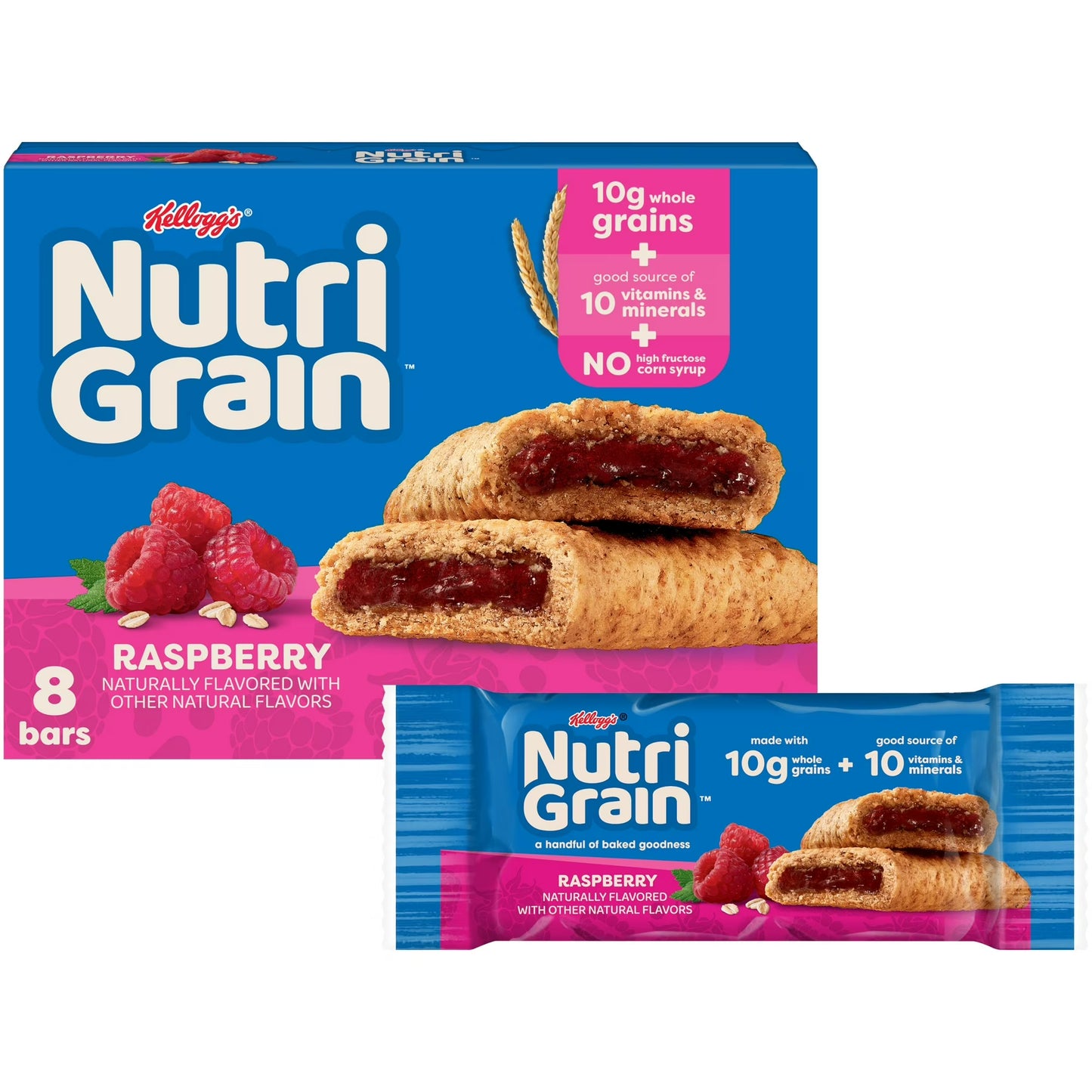 NUTRI -GRAIN RASBERRY 16CT