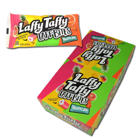 LAFFY TAFFY BAR LAFFBITES TROPICAL¬† 24CT