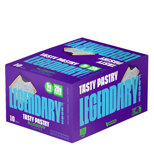 LEGENDARY FOODS PASTRY BLUEBERRY 10CT