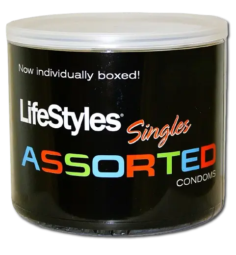 LIFESTYLE CONDOMS JAR 48CT