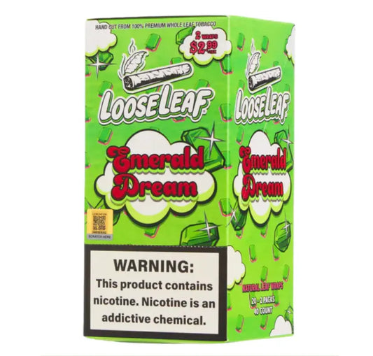 LOOSE LEAF PP$2.99 EMERALD 20/2PK (FINAL SALE)