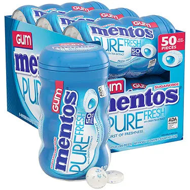 MENTOS GUM CUP 28P FRESH MINT 6CT  
