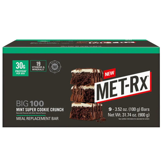 METRX BIG 100 MINT SUPER COOKIE CRUNCH 9CT