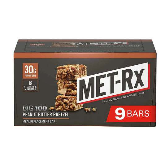 METRX BIG 100 P.B PRETZEL 9CT