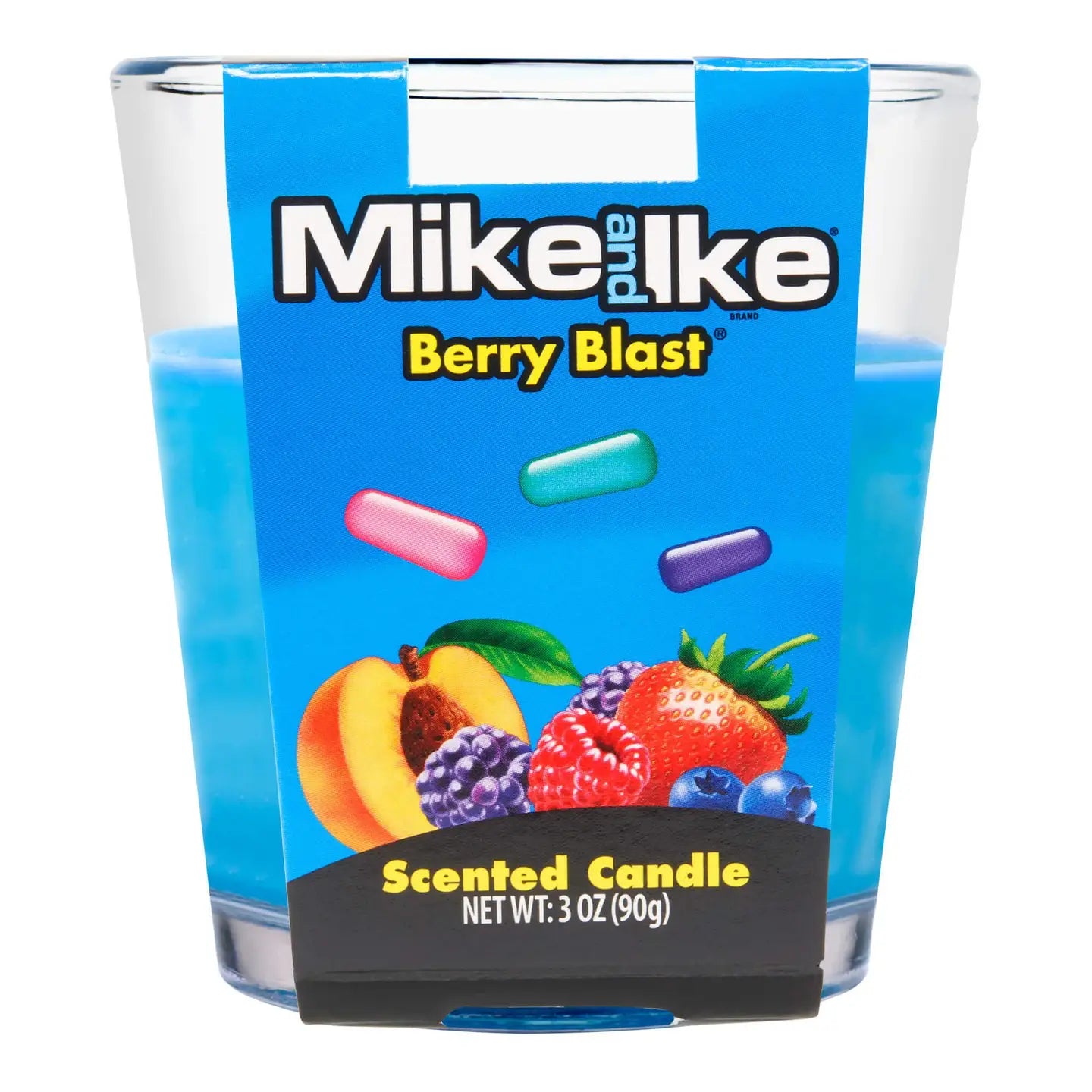 MIKE & IKE BERRY BLAST CANDLE 3OZ/6CT